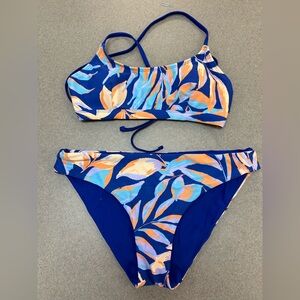 CUPSHE  Lace-Back Top & Hipster Bikini Set (SIZE M)